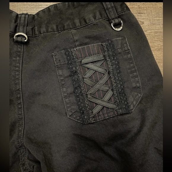 Tripp NYC Rare Pink Pinstripe Lace Pants Corset Pockets size 3 *NFS AS OF RN* - Picture 5 of 6